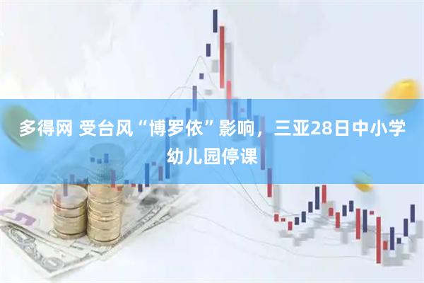 多得网 受台风“博罗依”影响，三亚28日中小学幼儿园停课